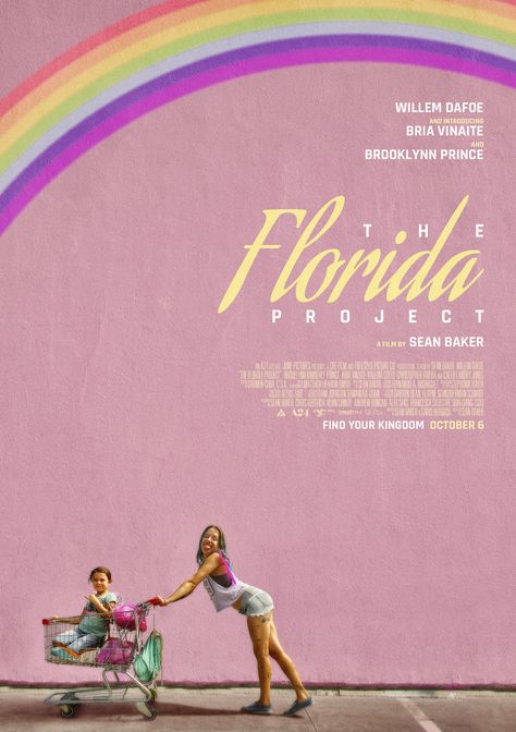 The Florida Project (2017) [1748 x 2480] Movie Poster Font, The Florida Project, Foto Muro Collage, Florida Project, Indie Movie Posters, Posters Movie, Movie Posters For Sale, Poster Club, Poster Fonts