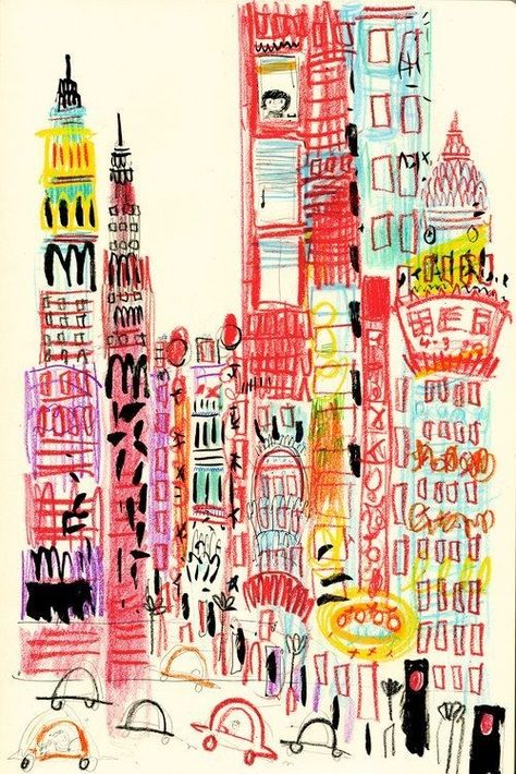 City Sketch, Cat City, Commission Art, Art Project, Snakes, The Land, On Earth, Sketch, New York