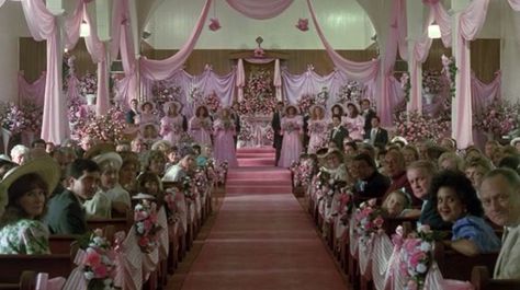 "That sanctuary looks like it's been hosed down with Pepto-Bismol." -M'Lynn Steel Magnolias Quotes, Julia Roberts Movies, Magnolia Movie, Steel Magnolias 1989, Blush And Bashful, Magnolia Wedding, Steel Magnolias, Wedding Movies, Chick Flicks