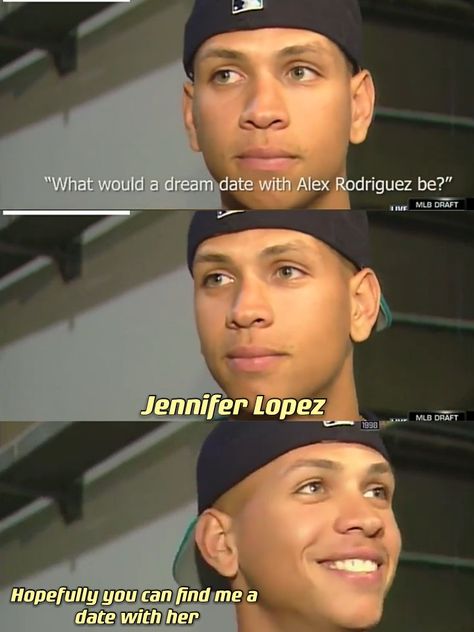 Alex Rodriguez 90s Hello Darling, Alex Rodriguez, Dream Date, Jennifer Lopez