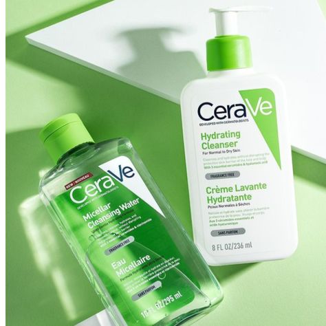 Cerave Cleansing Balm, Best Water Based Cleanser, Oil Cleanser Cerave, Cerave Salicylic Cleanser, Cerave Cleanser Green, Beauty Essentials List, Cerave Cleanser Travel Size, Water Based Cleanser, Cerave Hydrating Facial Cleanser