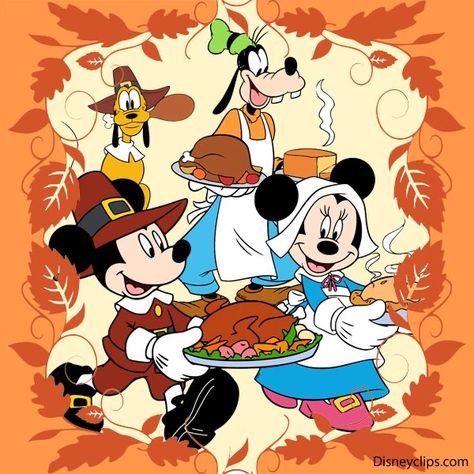 Happy Thanksgiving Thanksgiving Pictures Aesthetic, Thanksgiving Cartoon Aesthetic, Disney Thanksgiving Wallpaper, Thanksgiving Mickey Mouse, Disney November, Thanksgiving Characters, Mickey Mouse Thanksgiving, Thanksgiving Disney, Thanksgiving Pics