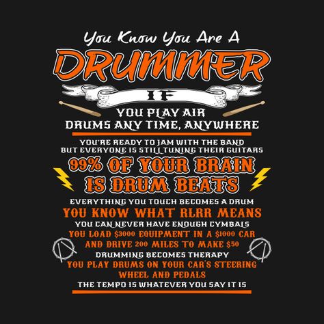 Drummer Humor, Drums Quotes, Electric Drum Set, Bongo Drums, Music Funny, Drum Lessons, 3d Printing Education, Band Kid, Lovers Quotes