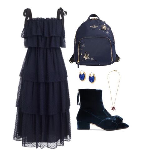 Midnight Blue Outfit, Delicate Woman, Cute Edgy Outfits, Ladies Day Dresses, Stylish Winter Outfits, Kawaii Fashion Outfits, Womens Vintage Dresses, Velvet Fashion, Fashion Attire