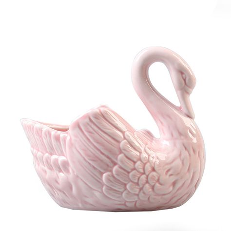 Swan Jewelry, Mini Candle Holders, Ornament Storage Box, Candle Sticks Wedding, Feminine Decor, Swan Figurine, Ornament Storage, Candy Jewelry, Preppy Room Decor