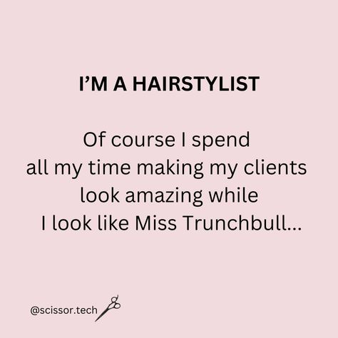 I'm a hairstylist.. 🙋🏼‍♀️ www.scissortech.com⁠ •⁠ •⁠ •⁠ #scissortech #scissors #shears #matsuiscissors #hairdressingscissors #hairdressingshears #hairsalonlife #newsscissors #hairdressinglife #hairdresserlife Cute Hairstylist Quotes, Salon Availability Post, Hair Captions Instagram Hairstylist, Captions For Hairstylist, Hairstylist Captions Instagram, Hairstylist Post Ideas, Hairstylist Captions, Hairstylist Goals, Hairdressing Quotes