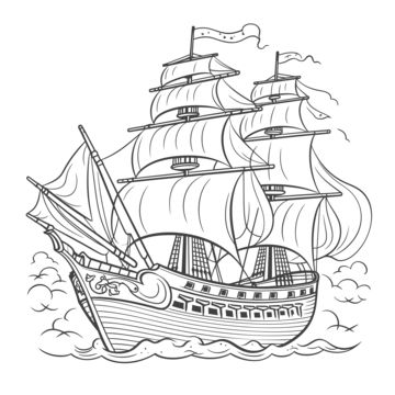 book drawing,ocean drawing,wing drawing,ship drawing,ring drawing,color drawing,sign drawing,sailing ship drawing,pirate ship drawing,pirate ship outline,pirate ship sketch,pirate ship coloring page,pirate ship outline art,pirate ship coloring book,pirate ship black and white,pirate ship line art,outline,sketch,line drawing,line art,coloring page,outline art,children s coloring page,thick lines,coloring book,black and white,boat,liquid,vehicle,mast,rectangle,naval architecture,art,painting,ship,illustration Galleon Ship Drawing, Pirate Ship Outline, Ship Outline, Drawing Pirate, Drawing Ship, Ship In The Ocean, Pirate Ship Drawing, Drawing Ocean, Painting Ship