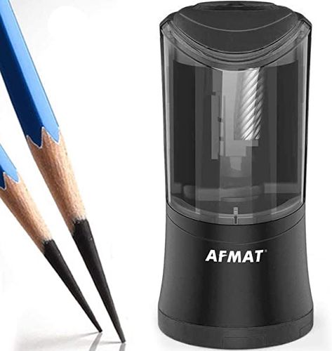 Amazon.com : AFMAT Long Point Pencil Sharpener, Artist Electric Pencil Sharpener, Charcoal Pencil Sharpener, Art Pencil Sharpener for 6-9.6mm Large Pencils, Rechargeable Pencil Sharpeners for Art Pencils-Black : Office Products Whiteboard Sticker, Writing & Drawing Instruments, Art Charcoals, Pencil Inspiration, Electric Pencil Sharpener, Instruments Art, Artist Pencils, Charcoal Pencil, Pencil Sharpeners