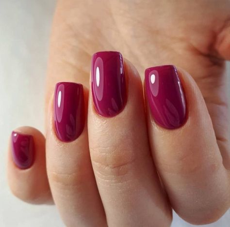 Fall Nails Pink 2023 22 Ideas: Embrace the Trendy and Chic Nail Designs Viva Magenta Nails, Fall Nails Pink, Nail Colors For Winter, Cranberry Nails, Raspberry Nails, Magenta Nails, Pink 2023, Berry Nails, Dark Pink Nails