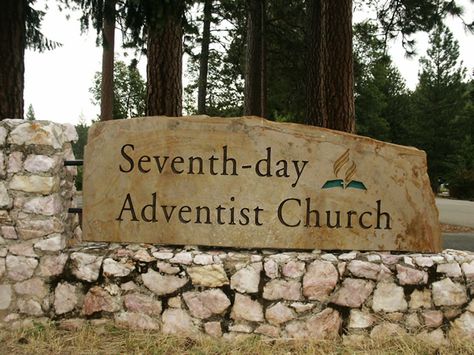 Home Owners Association, Adventist Church, Seventh Day Adventist Church, Trail Signs, Entry Signs, Stone Sign, Site Sign, Church Signs, Sign Image