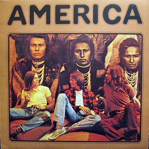 America (2) - America (Vinyl, LP, Album) at Discogs Rock Album Cover, America Album, America Band, Storm Thorgerson, Atom Heart Mother, Rock Album Covers, Power Chord, The Velvet Underground, Aladdin Sane