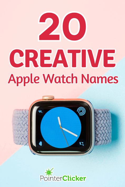 Discover '20 Creative Apple Watch Names' that will make your wrist tech stand out! From funny Apple Watch names to the cutest selections, we've got unique and personalized ideas to inject a bit of fun into your everyday digital accessory. Explore our list for inspiring Apple Watch name ideas that are a perfect blend of wit, charm, and creativity. Who says names for Apple Watch can't be as stylish as the watch itself? Iphone Names Ideas, Apple Watch Inspiration, Apple Watch Ideas, Mac Products, Funny Names, Name List, Name Ideas, Apple Mac, Cool Names