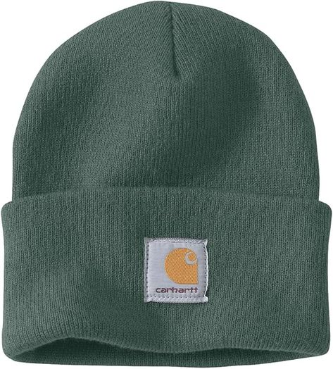 He'll stay warm, look good, and think of you every time he puts it on.  Pick his favorite color.  You can't go wrong Bonnet Carhartt, Carhartt Hats, Justin Boots Womens, Green Beanie, Carhartt Style, Carhartt Beanie, Twisted X Boots, Summer Clearance Sale, Carhartt Logo