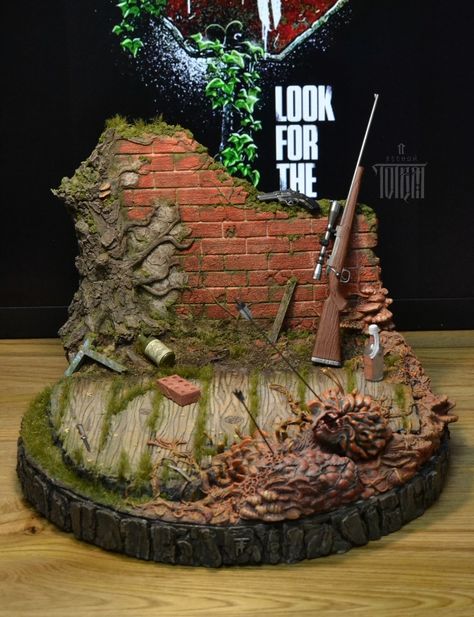 "The Last of Us" Diorama for Action Figure scale 1/6 Bioshock Diorama, 1/6 Scale Diorama, Zombie Diorama, Horror Diorama, Game Diorama, Wargaming Terrain, Last Of Us, High Art, Instagram Creative