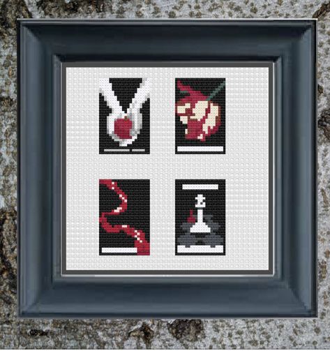 Twilight Cross Stitch Patterns, Twilight Cross Stitch, Needlepoint Painting, Movie Night Crafts, Twilight Crafts, Bracelet Book Patterns, Mini Art Gallery, Bracelet Book, Crochet Grid