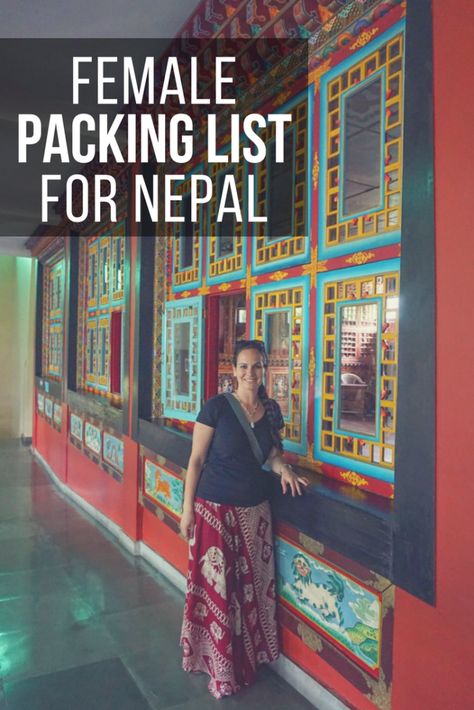 Female Packing List for Nepal for Non-Trekkers Nepal Packing List, Namaste Nepal, Nepal Fashion, Nepal Clothing, Female Packing List, Himalayas Nepal, Travel Nepal, Camping Snacks, Camping Diy