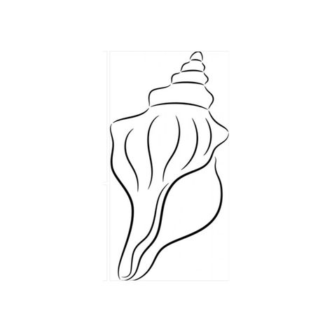 Simple Conch Shell Tattoo, Sea Shell Tattoo Design, Fine Line Shell Tattoo, Shell Line Drawing, Seashell Drawing, Hawaii Tattoos, Seashell Tattoos, Shell Tattoos, Ocean Tattoos