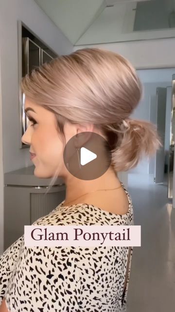 Short Hair Ponytail, Short Ponytail, Short Hair Up, Texture Spray, Bob Haircut With Bangs, Bob Haircut For Fine Hair, Caramel Highlights, Amazon Favorites, Fun Hair