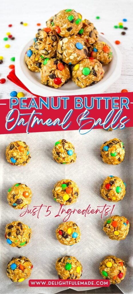 Peanut Butter Balls With Oatmeal, Oatmeal Energy Balls, Peanut Butter Oatmeal Balls, Homemade Snacks Recipes, Oatmeal Balls, Healthy Homemade Snacks, Meal Prep Snacks, Energy Ball Recipe, Easy Oatmeal