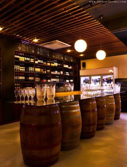 Chill Out at District 10 Bistro Wine Bar - Luxury News from Luxury Insider Wine Store Design, Wine Bar Design, Bar Luxury, Wine Bar Restaurant, Bar Interior Design, Wine House, Tapas Bar, Wine Store, Bar Interior