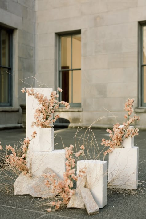 Sophia Goff, Industrial Wedding Ceremony, Flower Installation, Flower Company, Events Design, Organic Wedding, Mint Wedding, Wedding San Francisco, Ceremony Flowers