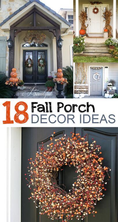 Great ideas to spice up your porch this fall! Fall Porch Decor Ideas, Fall Mantel Decor, Fall Porch Decor, Fall Deco, Fall Mantel Decorations, Fall Mantel, Fall Decorations Porch, Mantel Decor, Harvest Decorations