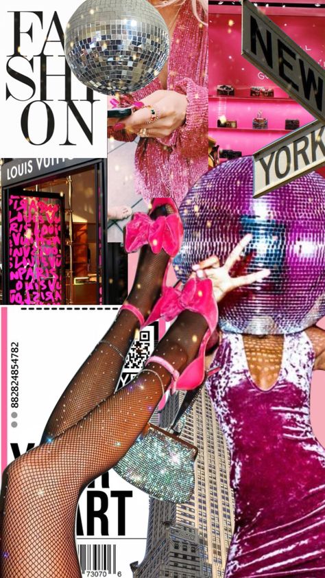 Fashion Show Ideas Theme, Fashion Backgrounds, Pink Fashion Collage, Fashion Collage Ideas, Vouge Fashion 2023, Collage Themes Ideas, Pink Magazine Layout, Fashion Board Layout, Fashion Collage Aesthetic