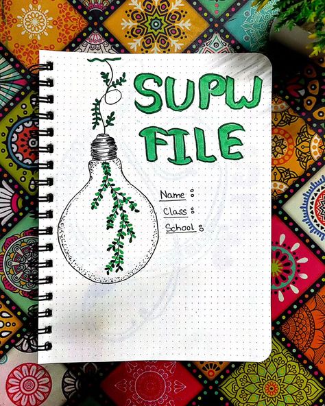 SUPW front cover page idea 💡🌺 #anu_folkart ...... #bujocommunity #studynotes #viralreels #bujogram #engagementelevation #engageandinspire #igreach #igers #feed #explore #reach #bujoideas #frontpage #supw ..... ( SUPW, Cover Page idea, bujo, student, project) Supw Project Cover Page, Supw Project File Cover Ideas, Study Planner Cover, Supw Project, Bujo Student, Planner Cover Page, Boarders Designs, Boarders Designs For Projects, Tips Study