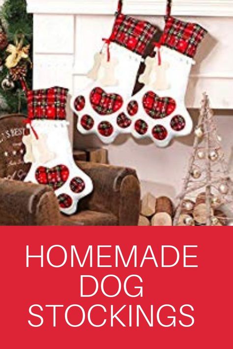 Dog Stockings Christmas Diy, Dog Christmas Stocking Pattern, Dog Stockings Christmas, Christmas Stocking Ideas, Kids Christmas Stocking, Stockings Diy, Christmas Stockings Sewing, Cat Christmas Stocking, Dog Sewing Patterns