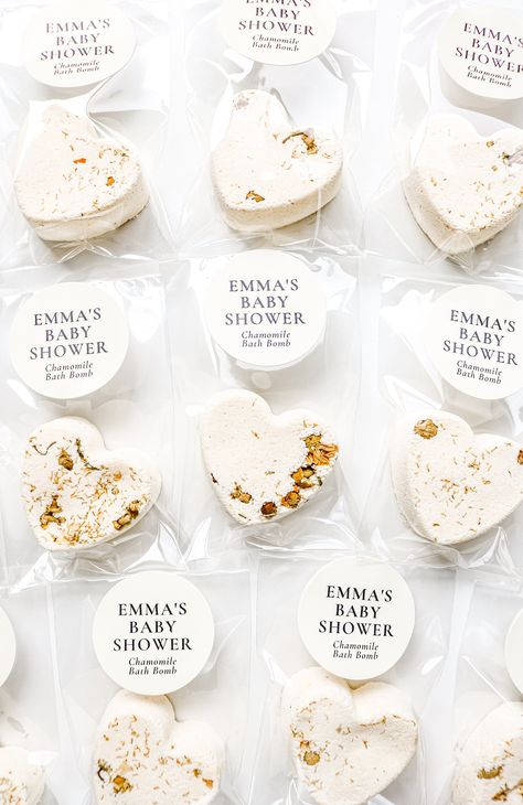 Bath Bomb Baby Shower Favors, Useful Baby Shower Favors, Baby Shower Take Home Favors, Boho Chic Baby Shower Ideas, Boho Baby Shower Favors, Baby Shower Guest Gifts, Chic Baby Shower Ideas, Tea Party Baby Shower Theme, Baby Shower Giveaways