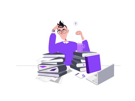 Student boy book student boy man study vector illustration character Studying Gif Student, Best Apps For Studying, Studying Cartoon, Apps For Studying, Student Animation, Study Vector, Man Study, Studying Gif, Pass The Exam