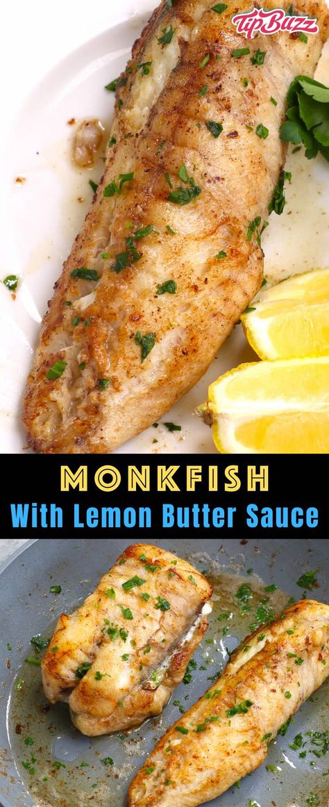 Monkfish is a delicious seafood choice that you can have on your dinner table in just 20 minutes! #monkfish Monkfish Recipes Baked, Monk Fish Recipe Ideas, Baked Monkfish Recipes, Monk Fish Recipe, How To Cook Monkfish, Monkfish Recipe, Monkfish Recipes, Monk Fish, Fish Entrees