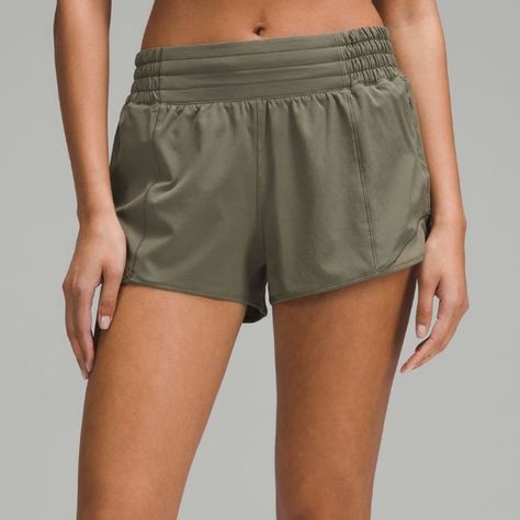 Lululemon High Rise Hotty Hot Shorts In Army Green. High Rise, Quick Dry Shorts With A Built In Liner. Zip Pocket On The Side. 2.5” Inseam. Size 12. Like New. Price Is Firm. Buy With Confidence, I Have Great Reviews, And Ship Quickly With Care. Clean, Non-Smoking Home. Lululemon Hotty Hot Shorts High Rise Short Liner Gym Workout Running Training Outdoor Sports Exercise Athletic Army Green Activewear Gym Short Green Activewear, Lululemon Speed Up Shorts, Lululemon Hotty Hot Shorts, Burgundy Shorts, Sports Exercise, Hotty Hot Shorts, Low Rise Shorts, Hot Shorts, Workout Running