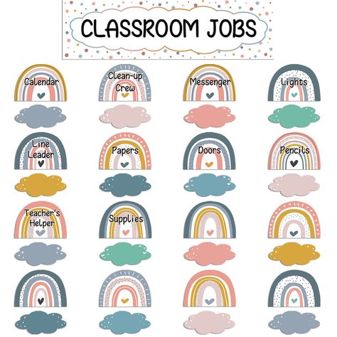 Kindergarten Classroom Decor Printables, Class Jobs Chart, Classroom Names, Classroom Helper Chart, Classroom Jobs Chart, Classroom Jobs Bulletin Board, Classroom Jobs Display, Decor For Classroom, Classroom Job Chart