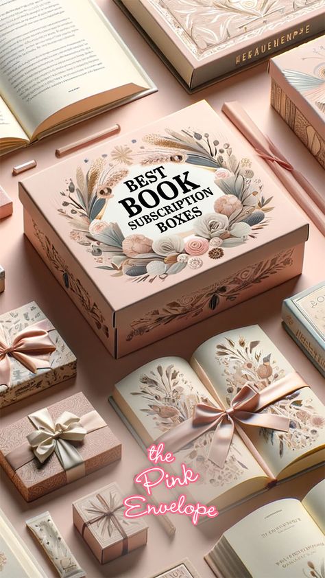 My list of of the best book subscription boxes for every reader Book Packaging Ideas, Book Packaging Design, Book Box Ideas, Subscription Box Ideas, Book Subscription Boxes, Subscription Box Packaging, Small Business Ideas Diy, Book Packaging, Beauty Hacks That Actually Work