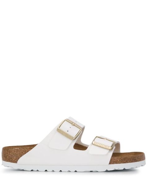 Birkenstock White Sandals, Birkin Stocks Sandals, Berkinstock Sandals Outfit, Wedding Birkenstocks, Berkin Stocks, White Birkenstock Outfit, White Birks, Cute Summer Shoes, White Birkenstock