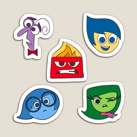 Inside Out Stickers Printable, Inside Out Characters Printable, Fear Inside Out Fanart, Inside Out Stickers, Inside Out Poster, Emotions Stickers, Trailer Inside, New Pixar Movies, Fear Inside Out