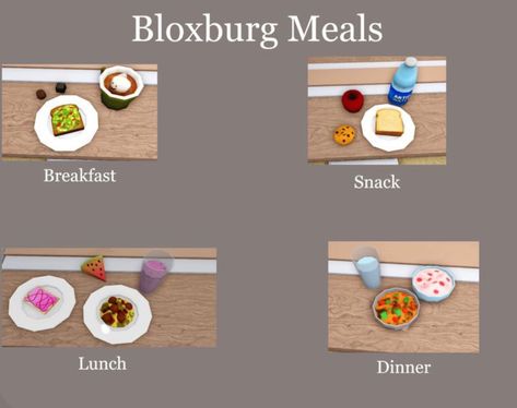 Bloxburg Meals Beauty Decals, Kitchen Decal, Blocksburg Room Ideas￼, Free House Design, House Decals, Bloxburg Decals Codes, Diy House Plans, Bloxburg Decal Codes, Small House Design Plans