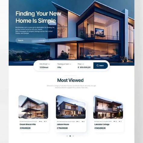 Hi Guys🖐, Have a look at this beautiful #realestate website #design. 👉DM me for #create your design in WordPress or Frontend development. 🚀 Boost your business with a professional website. Follow me 👉 @_abuzar_momin_  for more great designs. Tags #webdesigner #wordpress #frontenddeveloper #websiteupgrade #websiteredesign #wordpressdeveloper #ecommerce #webdeveloper #usa #realestate #businesswebsite #realestateinvestor  #usainstagram #branding #figmatowordpress #businessbrandingwebsite #we... Listing Website Design, Business Website Design Inspiration, Solar Screen, Real Estate Website Design, Real Estate Developer, Mobile App Design Inspiration, Frontend Developer, Ecommerce Web Design, Interior Design Website