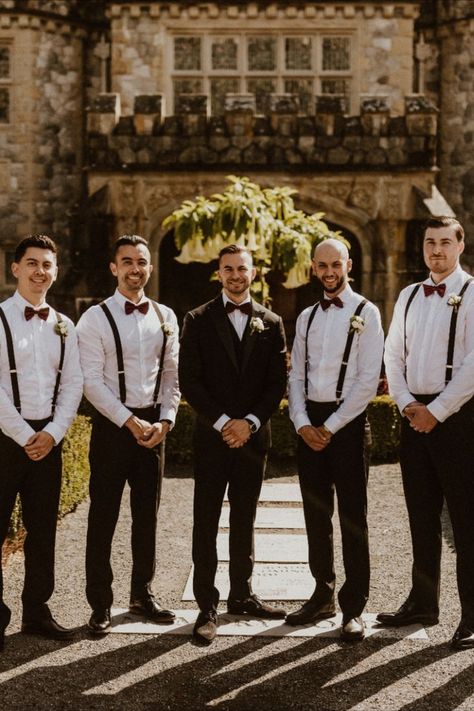 Black And Burgundy Groomsmen Attire, Non Traditional Groomsmen Attire, Groomsman Attire Black, Groomsmen Attire Black And White, Groomsmen Black Attire, Groomsmen Attire Burgundy, Groomens Attire, Black And White Groomsmen Attire, Burgundy Groomsmen Attire