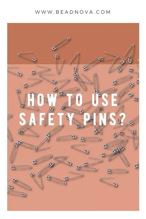 Pins On Clothes, Safety Pins Fashion, Sewing Elastic, Top Diy, Straight Pins, Safety Pins, You Can Do Anything, Different Kinds, Kid Crafts