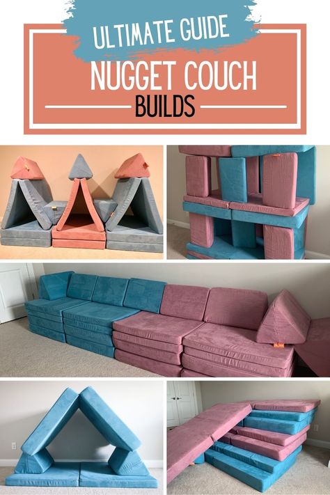 Joey Play Couch Builds, Roo And You Build Ideas, Nugget Couch Tunnel, Two Nugget Builds With Couch, Foam Couch Builds, Two Play Couch Builds, Nugget Two Builds, Nugget Play Couch, Nugget Configurations Two