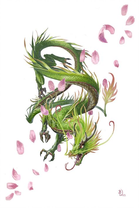 Very Young Forest Dragon by https://www.deviantart.com/benwootten on @DeviantArt Chromatic Dragon, Forest Dragon, Art Vampire, Eastern Dragon, Tattoos Infinity, Dengeki Daisy, Design Dragon, Dragon's Lair, Asian Dragon