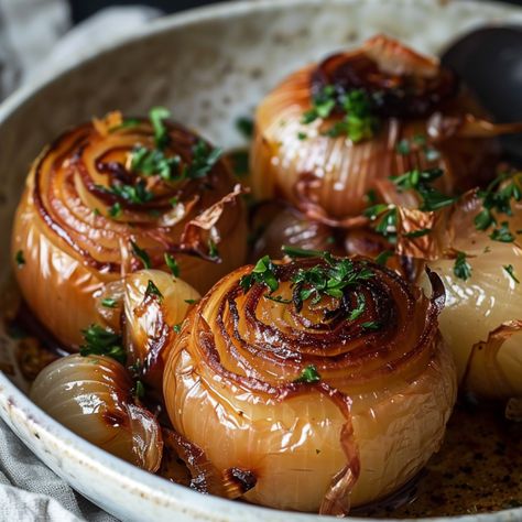 Get ready to elevate your side dish game with this recipe for Tennessee Onions. Bursting with savory flavor and caramelized goodness, these onions are a classic Southern favorite that pairs perfectly with grilled meats, sandwiches, or as a topping for burgers. Slow-cooked to perfection with a hint of sweetness and a touch of tanginess, Tennessee Onions are sure to become a staple in your recipe repertoire. Whether served as a comforting side dish for a family dinner or as a crowd-pleasing ... Carmalize Onions, Braised Onions, Onion Boil Recipe, Onion Recipes Side Dishes, Onion Boil, Boiled Onions Recipe, Tennessee Onions Recipe, Healthy Burger Sides, Stuffed Onions