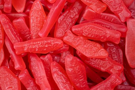 Sweetish Fish, Rabbit Oc, Swedish Fish Candy, Natural Colorants, Candy Pictures, Trans Fats, Swedish Fish, Color Boards, I See Red