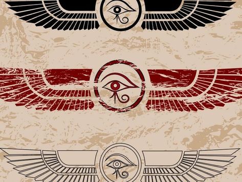 L'oeil d'Horus, symbole de chance et de bonne santé - WeMystic France Eye Of Horus Tattoo, Egyptian Decorations, Egyptian Eye Tattoos, Horus Tattoo, Cosmic Tattoo, Egypt Tattoo, Handmade Leather Jewelry, Elbow Tattoos, Ancient Egyptian Gods