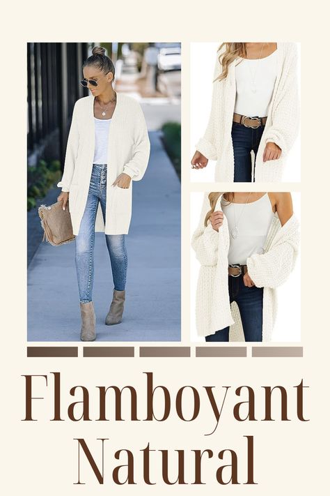 MEROKEETY Women's Open Front Chunky Knit Sweater Oversized Lantern Sleeve Cardigan Outwear perfect for a kibbe body type flamboyant natural outfit! Flamboyant Natural Outfit, Lantern Sleeve Cardigan, Natural Outfit, Knit Sweater Oversized, Flamboyant Natural, Fitted Cardigan, Sweater Oversized, Sweater Oversize, Chunky Knit Sweater