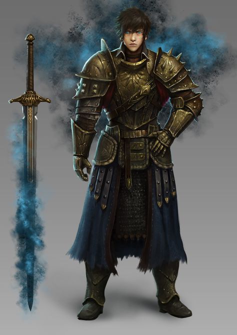 Hexblade Paladin, Knight Character Design, Armor Fantasy, Warrior Armor, Glen Keane, River Flow, Heroic Fantasy, Male Characters, Bloodborne