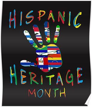 Hispanic heritage month Poster Happy Hispanic Heritage Month, Hispanic Heritage Month Classroom Door, Hispanic Heritage Month Library Display, Hispanic Heritage Month Quotes, Mexican Heritage Month, Mexico Cookies, Hispanic Heritage Month Art, Latin Heritage Month, Spanish Heritage Month