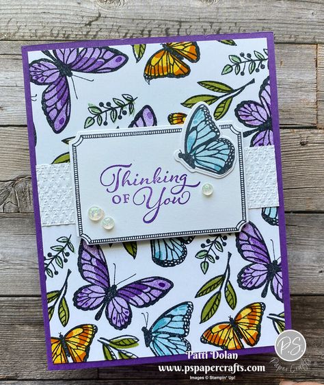 Stampin Up Thinking Of You Cards 2022, Thinking Of You Handmade Card Ideas, Layered Stamping Cards, Thinking Of You Diy Cards Handmade, Stampin Up Encouragement Cards, Thinking Of You Cards Handmade Simple, Stampin Up Thinking Of You Cards Simple, Stampin Up Thinking Of You, Thinking Of You Stampin Up Cards